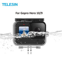 ESIN 45M Waterproof Case Diving Housing Cover for GoPro Hero 10 9 Black Underwater Protective Case Action Camera Accessories