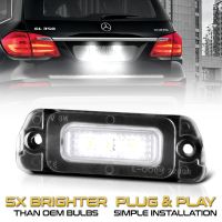 【CW】2Pcs Canbus Error Free Led Number Plate Lights Bulbs For Mercedes Benz W164 X164 W251 ML GL R Class License Plate Lamp White