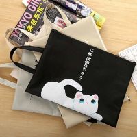 Kawaii A4 Document Bag Cat Folder Bag Cute Kawaii Large Capacity Oxford Cloth High Quality Documents Folder Gifts For Students