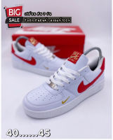 ?รองเท้าผ้าใบN_[AF1] (เผื่อไซส์) รองเท้าผ้าใบสีขาว รองเท้าลำลอง รองเท้าแฟชั่น เบาใส่สบาย