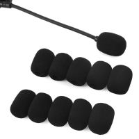 10Pcs Microphone Windscreen Sponge Covers Lapel Headset Grill Windshield Foam Mic Pad Cover Protective Cap For Gooseneck Meeting