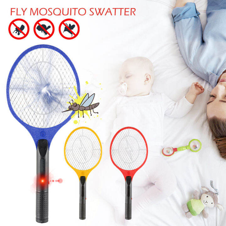 Electric Fly Swatter Killer Mosquito Racket Bug Wasp Catcher Insect Control Electric Fly Swatter