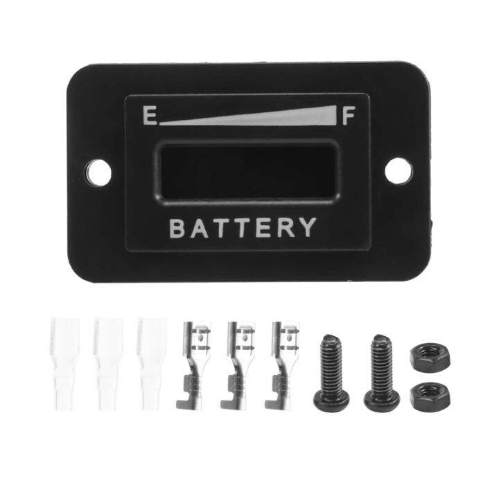Golf Cart Battery Meter 48V LED Battery Indicator Battery Gauge Battery