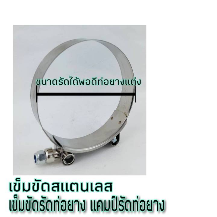 เข็มขัด-เข็มขัดรัดท่อยาง-แคลมป์รัดท่อ-สแตนเลสแท้-รัดแน่นไม่หลุด-ไม่บาดท่อ-ไม่ขึ้นสนิม-มีครบทุกไซส์