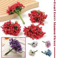 Pearl Berry Artificial Flower Stamen Mulberry Wire For Wedding Stem Decoration J2K1