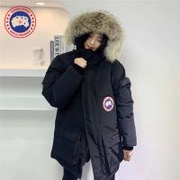 ❂✲▲ Canada GOOSE100 เสื้อโค้ทแจ็กเก็ต ผ้าฝ้าย แฟชั่นฤดูหนาว สําหรับผู้ชาย และผู้หญิง