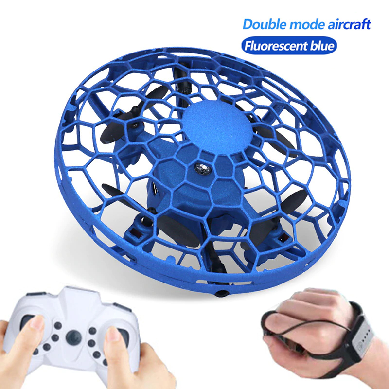 NEW Mini UFO Drone RC Infrared Sensor Induction Aircraft Quadcopter Flying Toy 