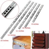 Furniture Ball Bearing Drawer Slide Rail Three Folds Ball Bearing Drawer Slide - Slides - Aliexpress