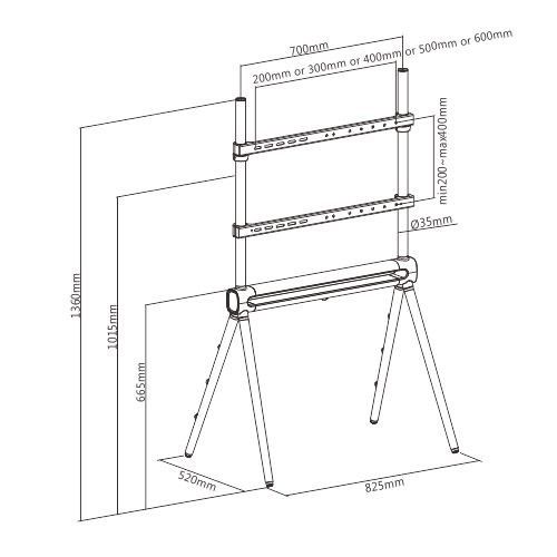 โปรพิเศษ-scandinavian-easel-studio-tv-floor-stand-with-rgb-light-fs29-46f-01l-ราคาถูก-ขาแขวน-ขาแขวนทีวี-ขาแขวนลำโพง-ที่ยึด-ที่ยึดทีวี-ขาแขวนยึดทีวี