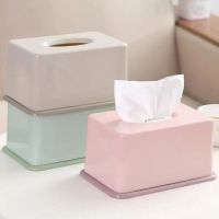 3Colors Multi-function Lifting Style Tissue Box Desktop Storage Box Living Room Table Napkin Tray Tissue Holders