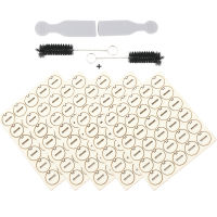 2 Brush + 5 Paper 150pcs + 2 Silicone Clean Tool For 3.0 duo 2.4 Plus Absorb Oil Gasket Repair Accessories