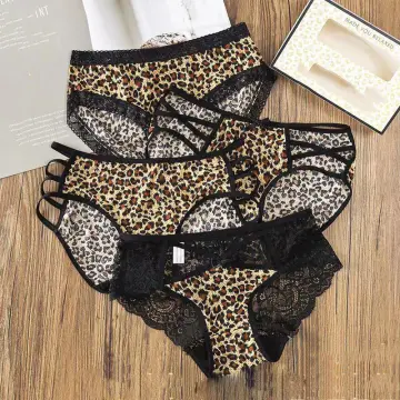  Sexy Lace Low Waist Ladies Panties Pure Cotton Crotch