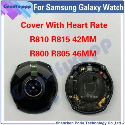 R800สำหรับนาฬิกา Samsung Galaxy ของแท้,เลนส์กระจกตัวเรือนนาฬิกา46มม. R810 42มม. เคสคลุมแบตเตอรี่เงางาม