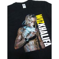 เสื้อยืดพรีเมี่ยมเสื้อยืด พิมพ์ลาย wiz khalifa See Youอีกครั้ง พรีเมี่ยม สไตล์ฮิปฮอป