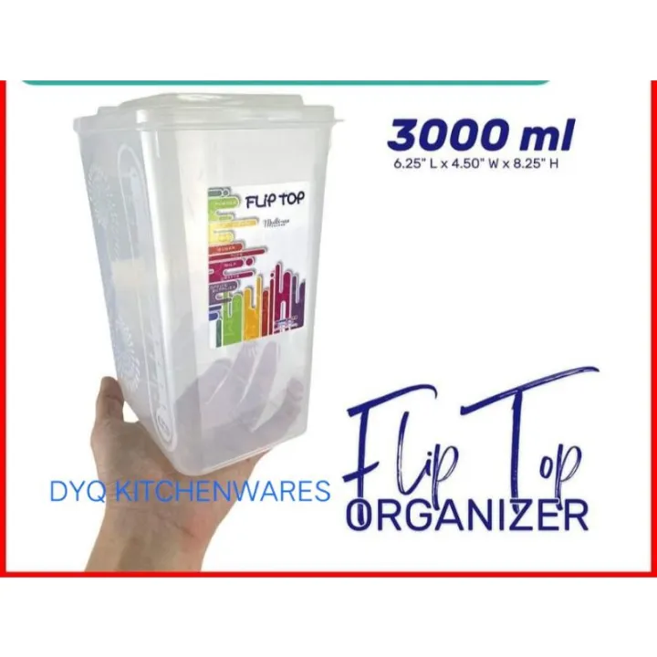 FLIP TOP Plastic POWDER and Food CONTAINER Lazada PH