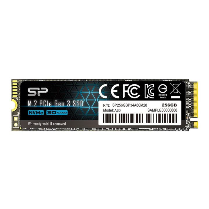 bestseller-อุปกรณ์คอม-ram-256-gb-ssd-เอสเอสดี-silicopower-a60-m-2-nvme-sp256gbp34a60m28-อุปกรณ์ต่อพ่วง-ไอทีครบวงจร