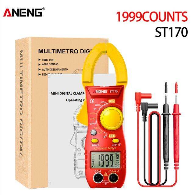 ANENG PN100 Clamp Meter 1mA Accuracy Mini Digital AC/DC Current Clamp