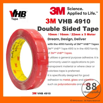 Heavy Duty Double Sided Adhesive Transparent Tape 20mm X 3mtr