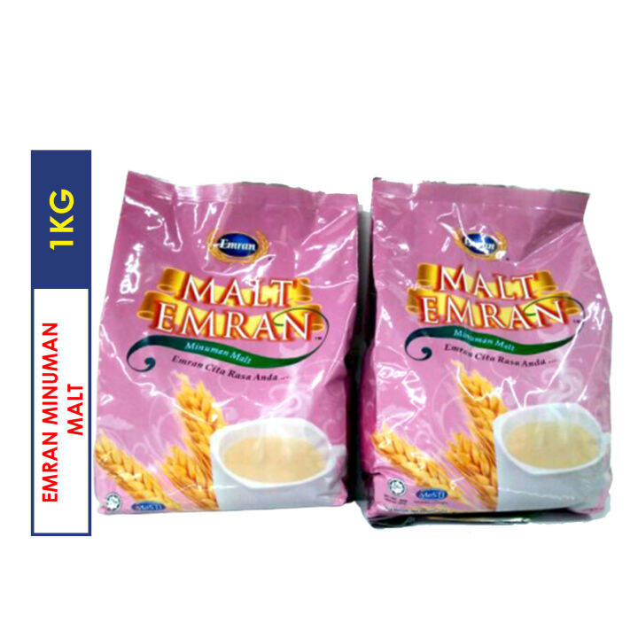 EMRAN MALT Barli (Seakan Horlick) 1KG Minuman seisi keluarga Halal