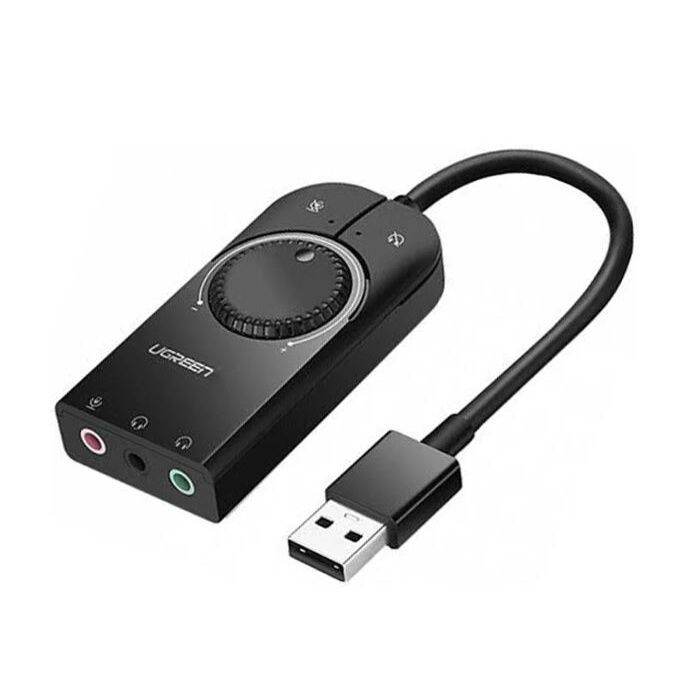 UGREEN USB SOUND CARD (ซาวด์การ์ดยูเอสบี) 40964 USB EXTERNAL STEREO