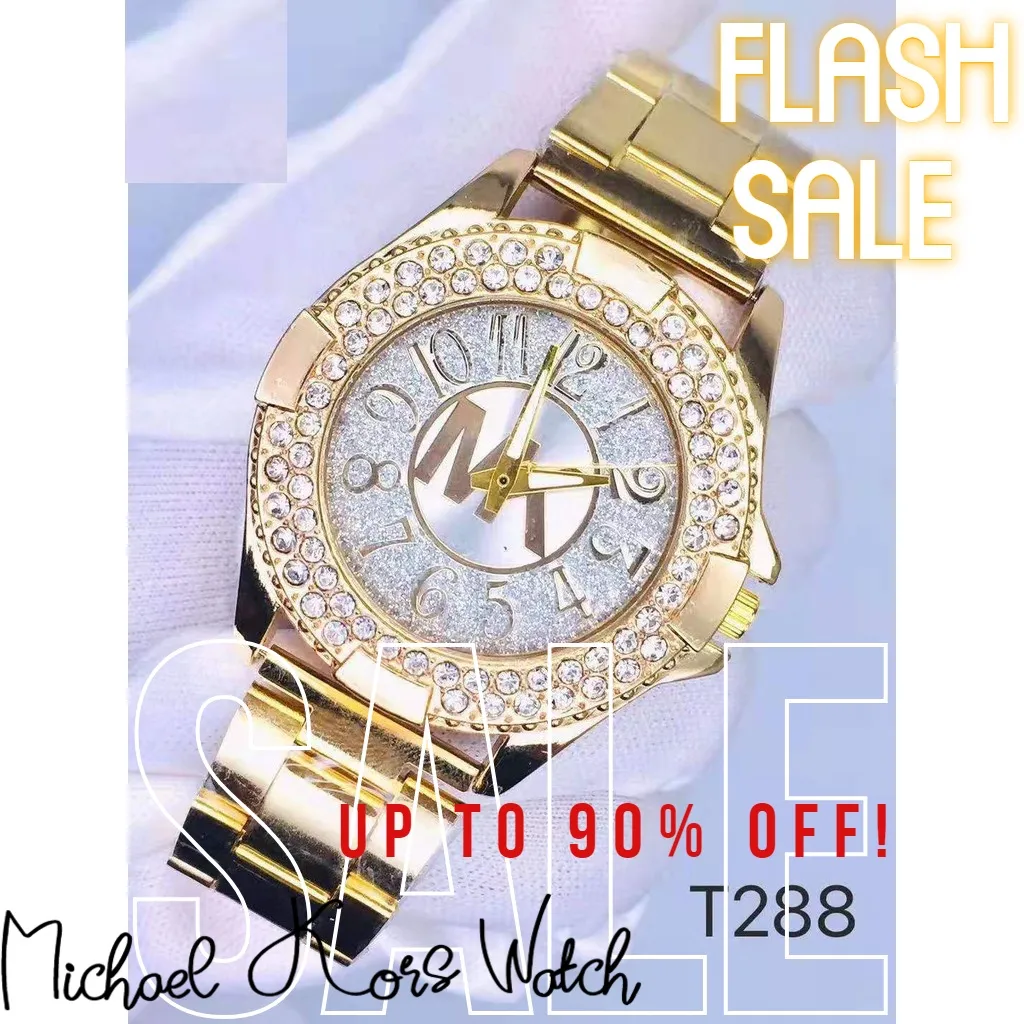✸Michaeel korrs NK stainless steel gold rossgold silver watch gift COD❃ |  Lazada PH