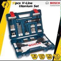 BOSCH  V-Line 91  ชุดดอกสว่าน / ดอกไขควง  V-Line 91 ตัว/ชุด รุ่น 2607017402 เครื่องมือช่าง