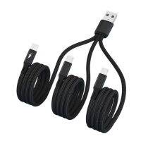 Potato Digital】1ถึง3 USB ถึง Type-C ไมโคร USB ต่อสายข้อมูล USB สายชาร์จ Usb สำหรับโทรศัพท์