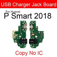 บอร์ดซ่อมโทรศัพท์มือถือ Usb สำหรับ Huawei P Smart Plus Chargring แจ็คบอร์ดพอร์ตสายเคเบิ้ลยืดหยุ่นสำหรับ Huawei P อะไหล่ซ่อม2021อัจฉริยะ