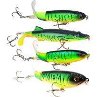 【cw】 1pcs Whopper Plopper 13g/16g/17g Top Fishing Hard Bait Wobblers Rotating Soft Tail Tackle ！