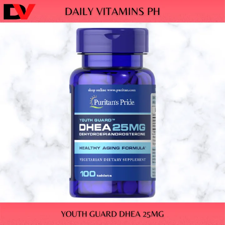 Puritan’s Pride Youth Guard DHEA 25mg, 100 Tablets Supports Healthy