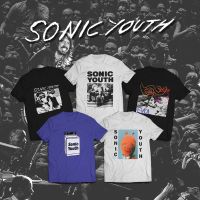 T-shirt  เสื้อยืด พิมพ์ลายวง Sonic Youth Series DTG Cornit