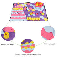 Pet Dogs Snuffle Mat Leak Food Anti Choking Pad Cat Dog Training Blanket Nose Work Toy Slowing Feeding Inligence Mats