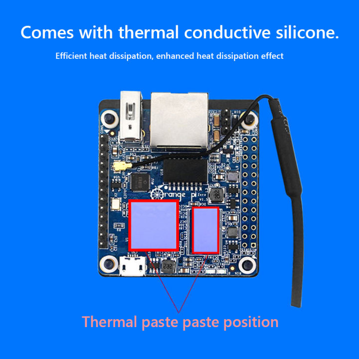 สำหรับ-orange-pi-zero-orange-pi-zero-2เคสอลูมิเนียม-passive-cooling-สีดำ