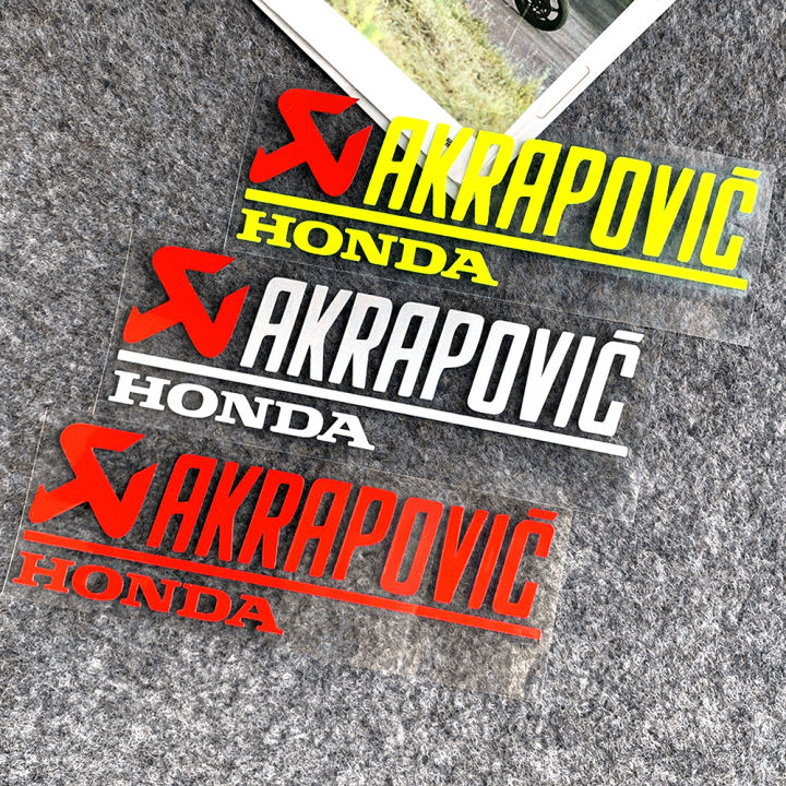 รถจักรยานยนต์ฮอนด้า3d-เจลสัญลักษณ์เรซินป้าย-akrapovic-ท่อไอเสีย-vario-150-adv150-vario150esp-winner150-wave125-cb150-pcx125