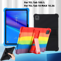 สำหรับ TCL Tab 8 LE 9137W Tab 10S 10L กันกระแทกกรณียืน 10.1 นิ้ว Tab 10 สูงสุด 10.36 นิ้วแท็บเล็ตกรณีซิลิคอนนุ่ม Kick Cover-kjhkhjlk