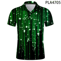 【high quality】  Ropa De Hombre Fashion Casual Summer Short Sleeve New 3d Printed Meteor Shower Men Shirts Streetwear Polo Homme Cool Tops size：s-6xl