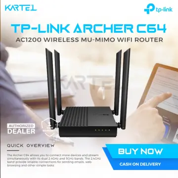 Archer C64, AC1200 Wireless MU-MIMO WiFi Router