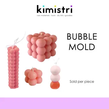 Silicone bubble candle mold bubble 6pcs