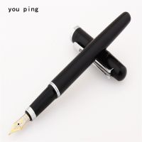 Luxury quality 3701 Black colour Boy girl Student office Fountain Pen School Stationery Supplies ink calligraphy pen  Pens