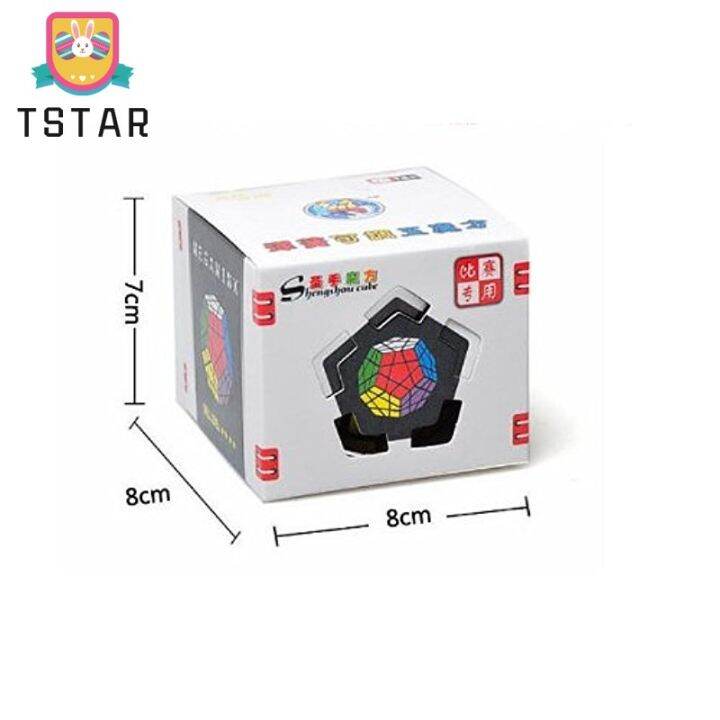 tstarshengshou-megaminx-ของเล่นปริศนาคดเคี้ยวความเร็วลูกบาศก์มายากลพัฒนาสมองสีดำ