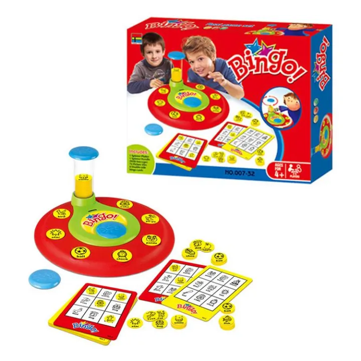 Bingo Game Card Board Matching Game Set Educational Word Recognition