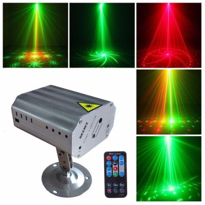 24 modes LED Disco Laser Projector light stage Effect Strobe lamp for DJ dance floor Christmas home Party indoor lighting show