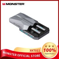 หูฟัง TWS XKT11แบบดั้งเดิมของมอนสเตอร์หูฟัง5.2บลูทูธไร้สายหูฟังเกมเมอร์สปอร์ตพร้อมไมโครโฟนหูฟังลดเสียงรบกวน