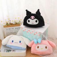 Kuromi Cloak Shawl Air Conditioning Blanket Sanrios Hooded Keep Warm Shawl Kawaii Cartoon Office Lunch Break Blanket Girl Gift