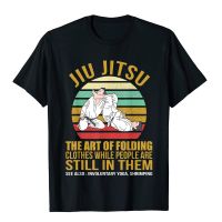 Jiu Jitsu Shirts Art Of Folding Clothes BJJ MMA Jujitsu T-Shirt Normal Tops &amp; Tees Cotton Mens Tshirts Normal Fitted