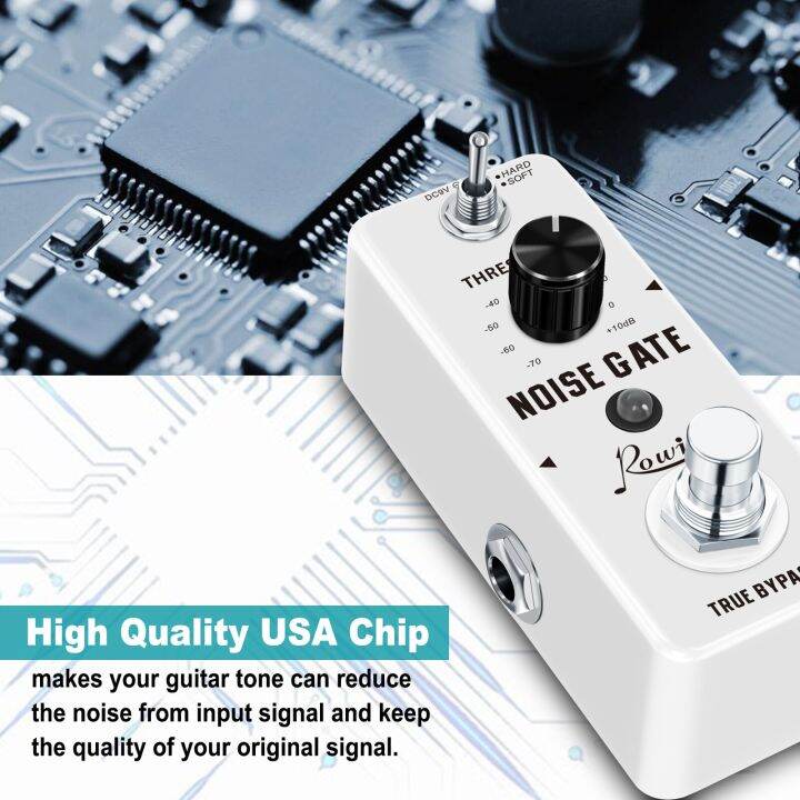 Rowin Noise Reduction Killer Suppressor Guitar Effect Pedal Hard Soft 2