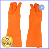 ถุงมือยางอุตสาหกรรม STRONGMAN 16 นิ้ว L สีส้มINDUSTRIAL RUBBER GLOVES STRONGMAN GENERAL L ORANGE **ขายดีที่สุด**