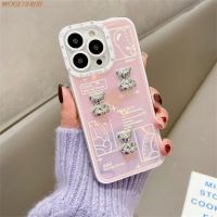 【Shell set] Luxury หมีน่ารักสำหรับ Huawei P30 P40 Lite P50 P สมาร์ท Z Pro Y9 Prime 2019 Y9s Y9a Nova 5T 7i 8i 9 Mate 20 30 40นุ่ม