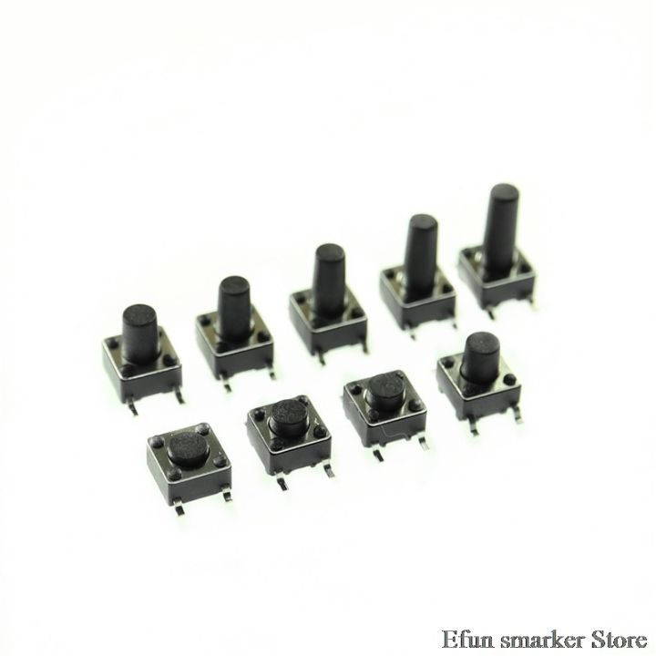 20pcs-4pin-6-6-micro-tact-push-ปุ่มสวิทช์-smd-6x6x4-3-4-5-55-6-7-8-9-10-12-13มม-smt-tactile-tact-switch