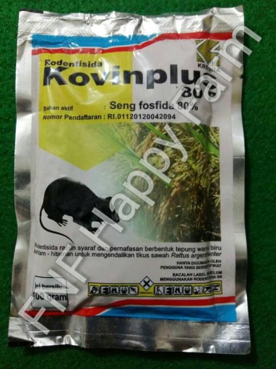 Racun Tikus Kovinplus Seng Fosfida 80 100gram Lazada Indonesia